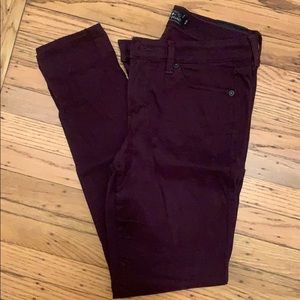 Lucky brand Brooke legging jean in dark plum